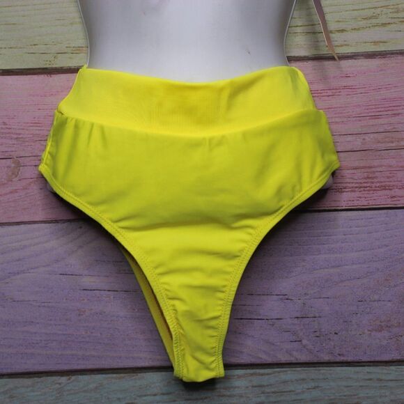 Women's 2 Piece Floral High Waist Bikini Swimsuit Small - Picture 2 of 5